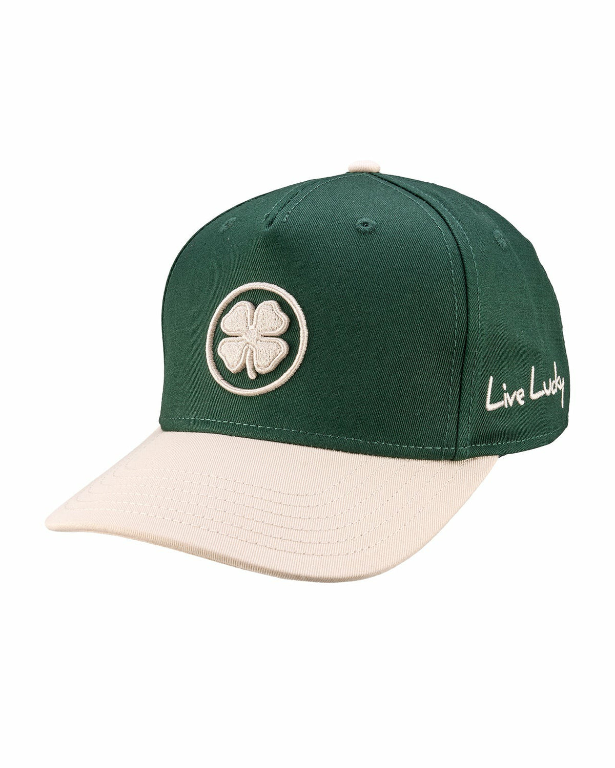 Classic Green and White Golf Hat for Lifestyle & Comfort