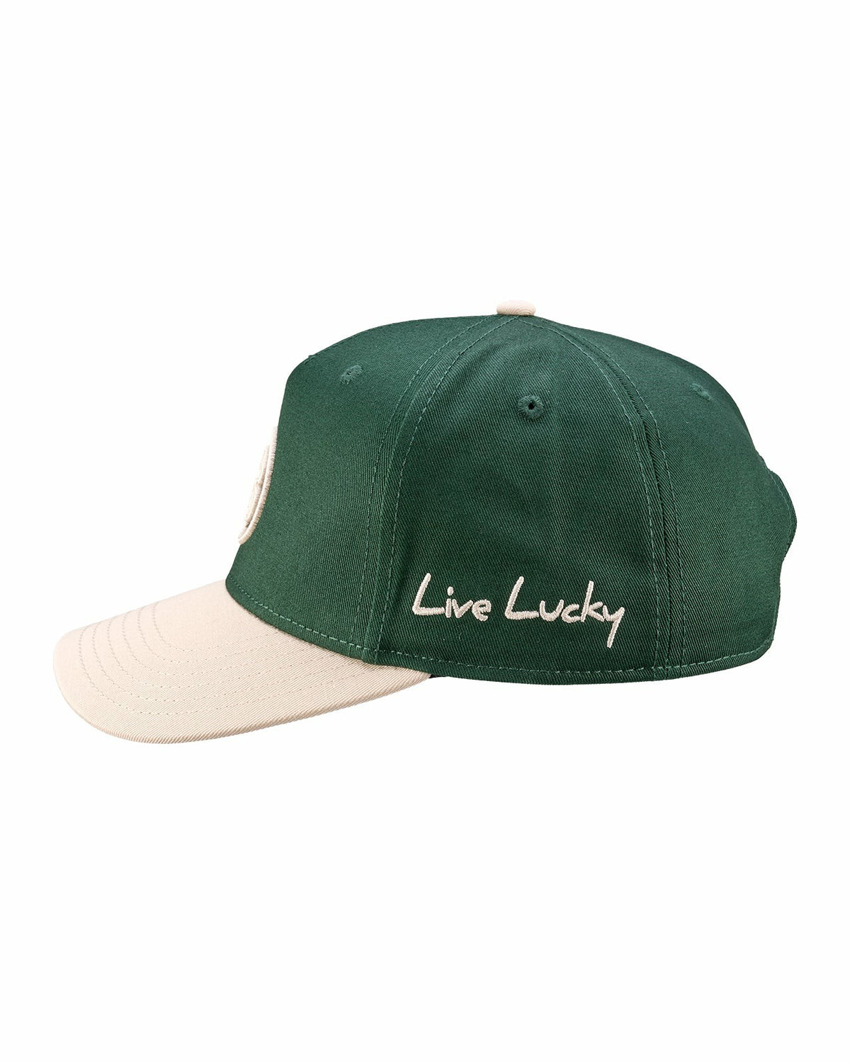 Classic Green and White Golf Hat for Lifestyle & Comfort