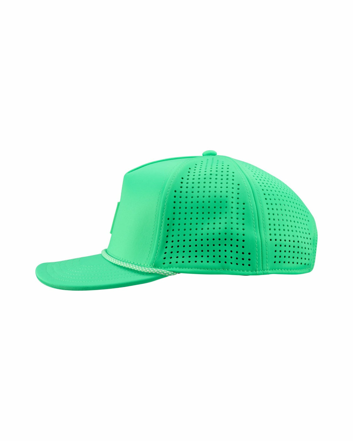 Trendy Unisex Green Summer Rope Snapback Hat with Clover Patch