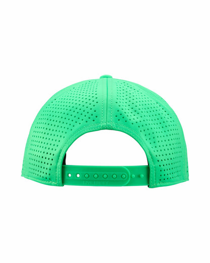 Trendy Unisex Green Summer Rope Snapback Hat with Clover Patch