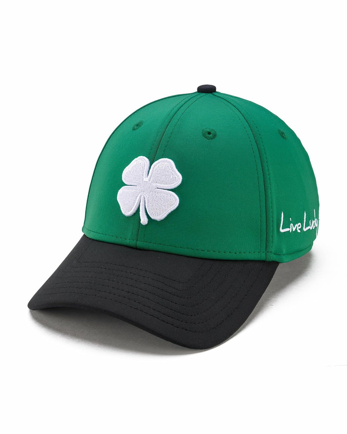 Green and Black Premium Clover Hat for Golf and Lifestyle