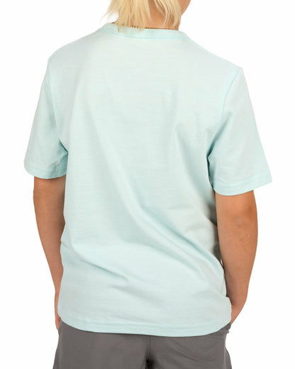 Super Soft Kid's Mint Green Graphic Tee with Live Lucky logo