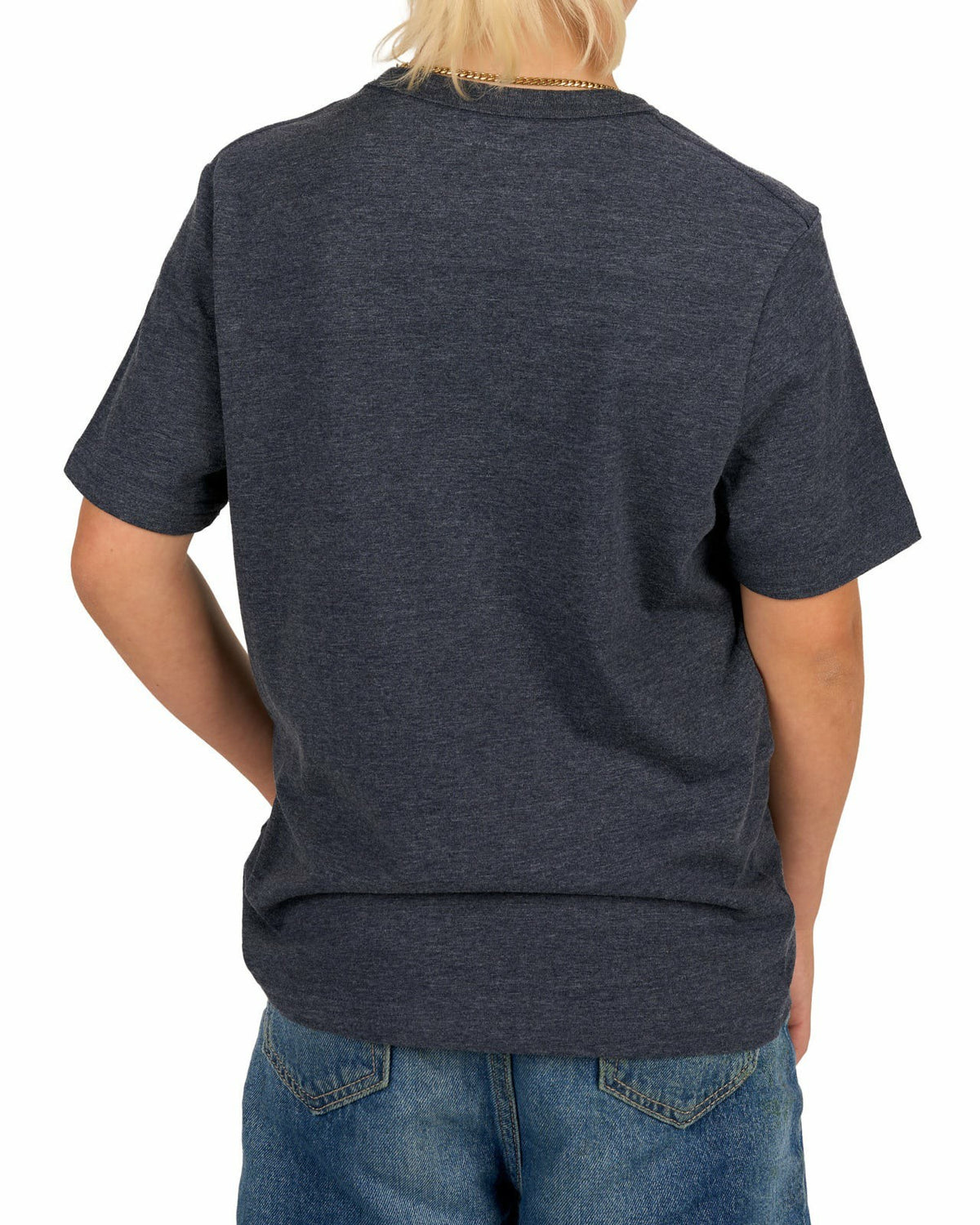 Super Soft Kid's Navy Blue Graphic Tee with Live Lucky logo