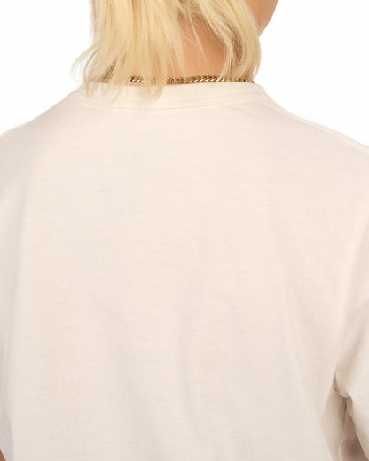 Super Soft Kid's Ivory Graphic Tee with Live Lucky logo