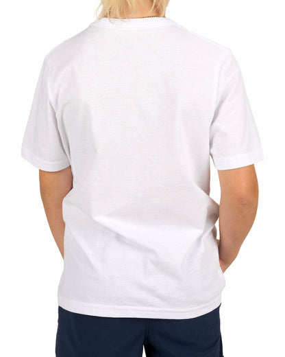 Super Soft Kids' White Graphic Tee with Live Lucky logo