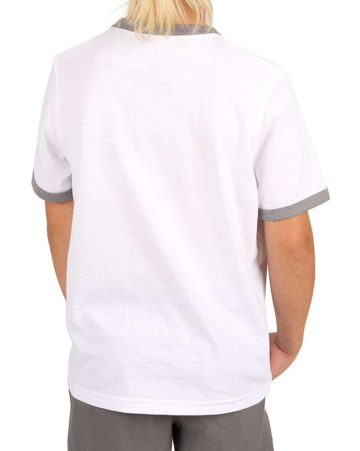 Super Soft Kids' White Graphic Tee for Golf or Play