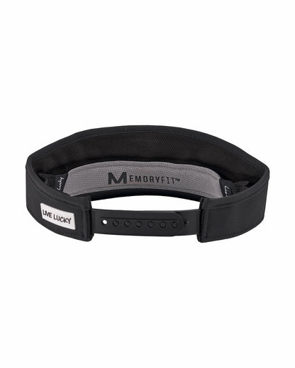 Unisex Black Visor for Pickleball, Golf, & Tennis