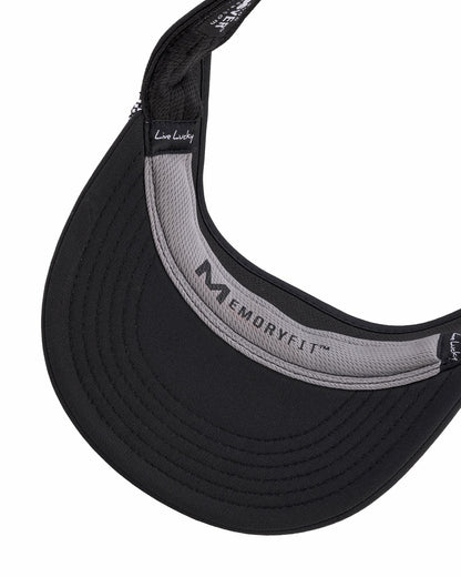 Unisex Black Visor for Pickleball, Golf, & Tennis