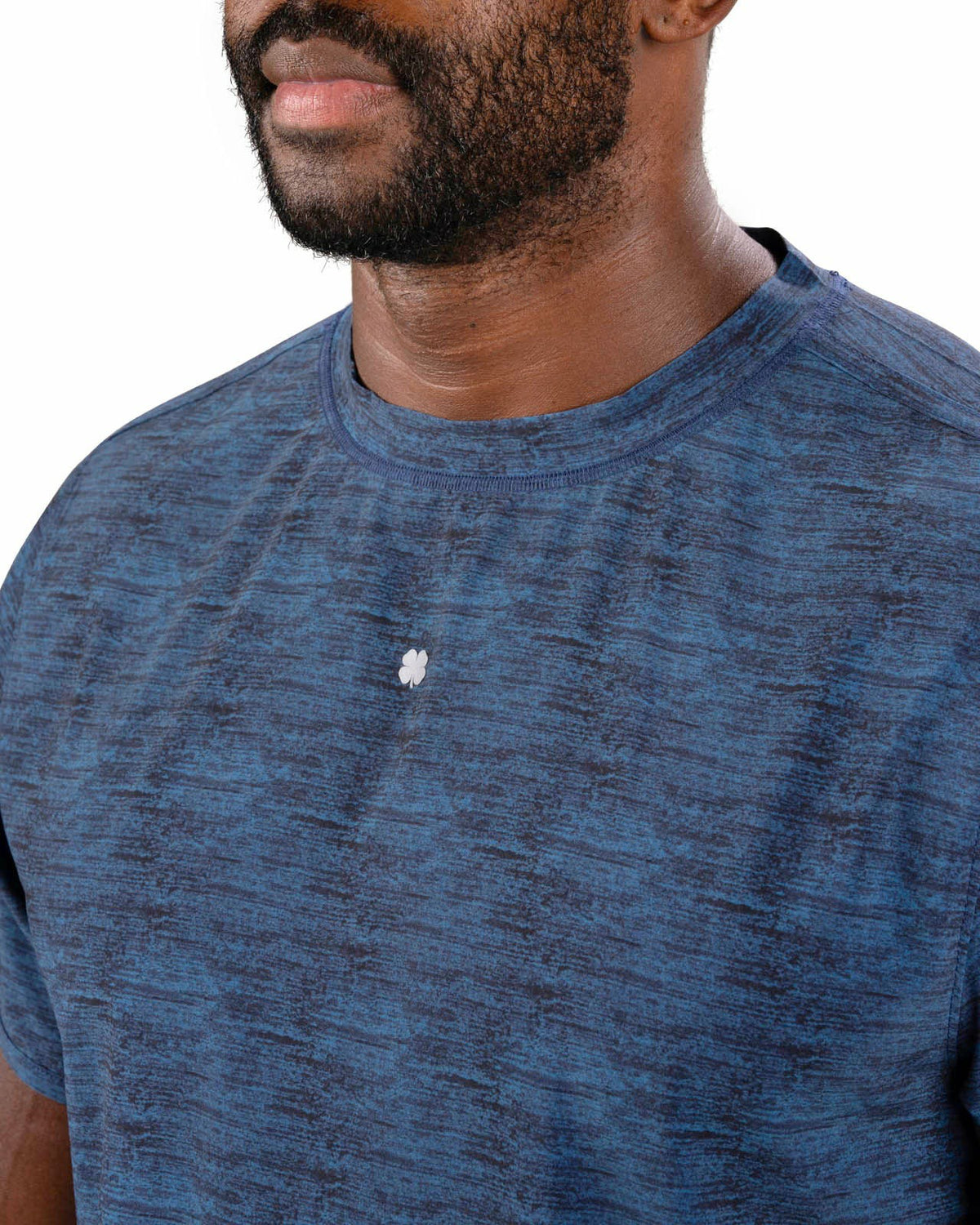 Men's Navy Athletic Fit Tee for Gym and Performance