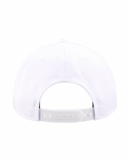 Trendy Vintage-Inspired White Hat with Rope Brim