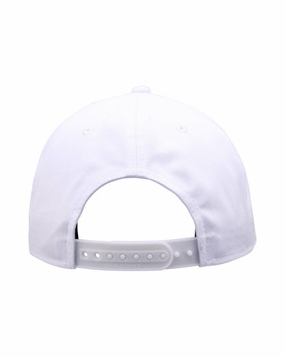 Vintage White Golf Snapback Hat with Clover Logo