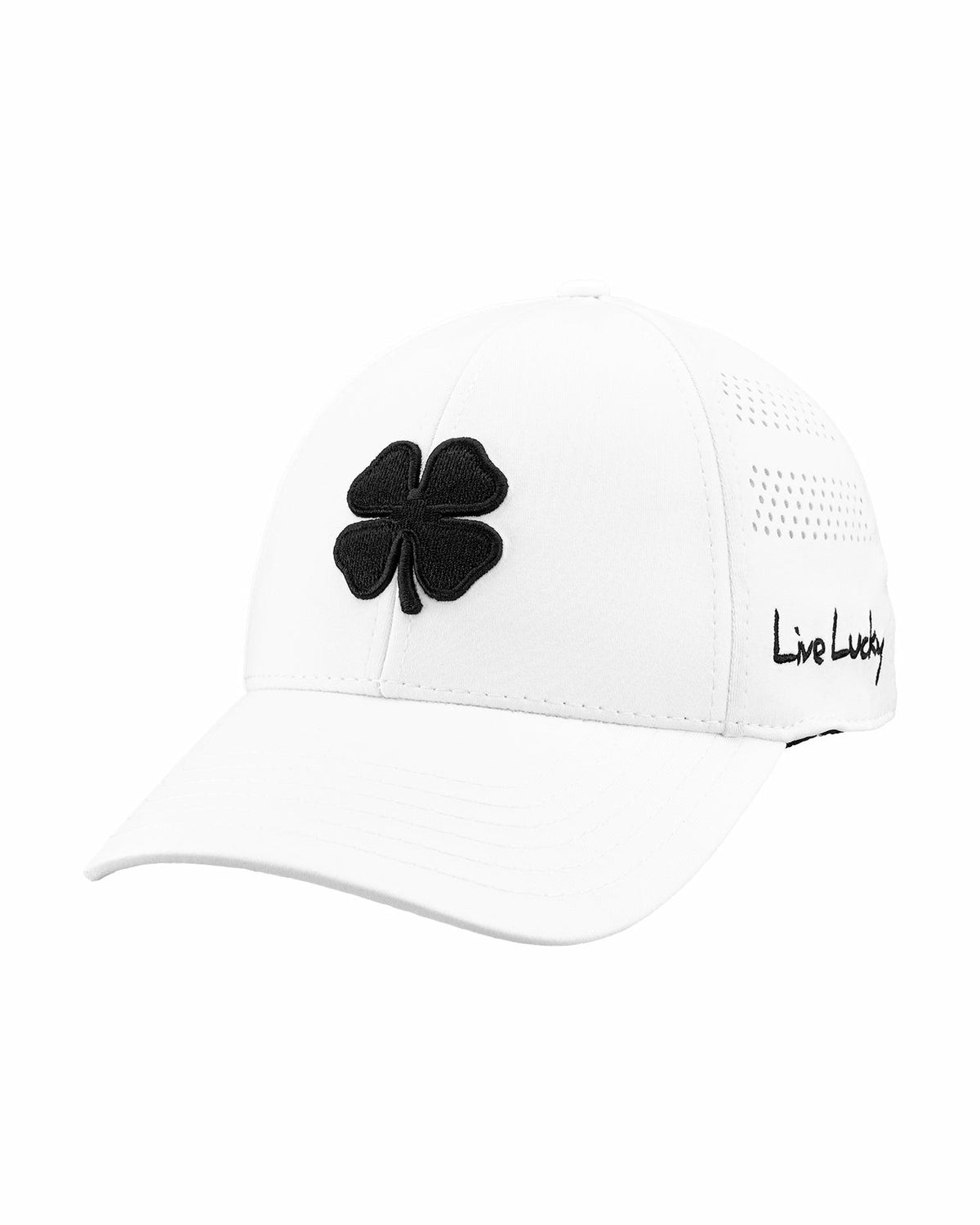 White Breathable Golf Hat with Comfortable Memory Foam