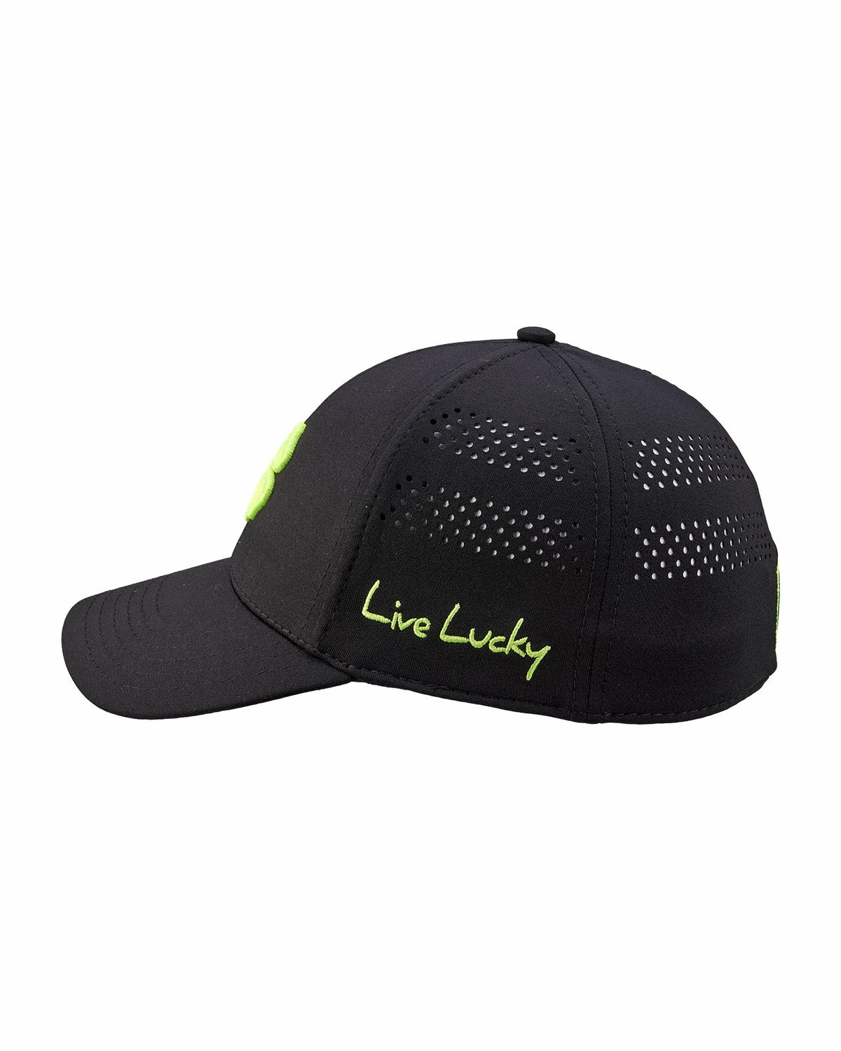 Black Breathable Golf Hat with Comfortable Memory Foam