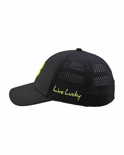 Black Breathable Golf Hat with Comfortable Memory Foam