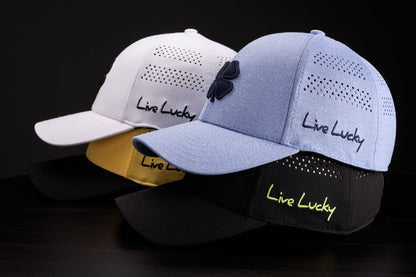 Black Breathable Golf Hat with Comfortable Memory Foam