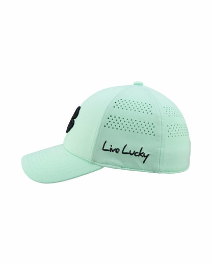 Light Green Breathable Golf Hat with Comfortable Memory Foam