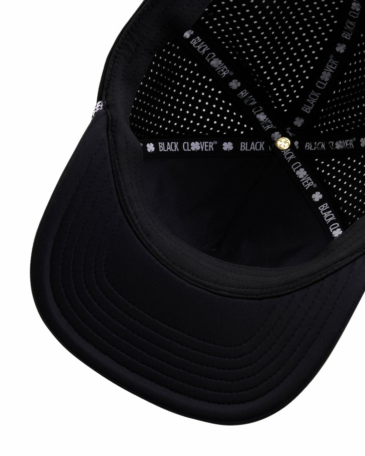 Trendy Kids' Black Summer Rope Snapback Hat with Clover Patch