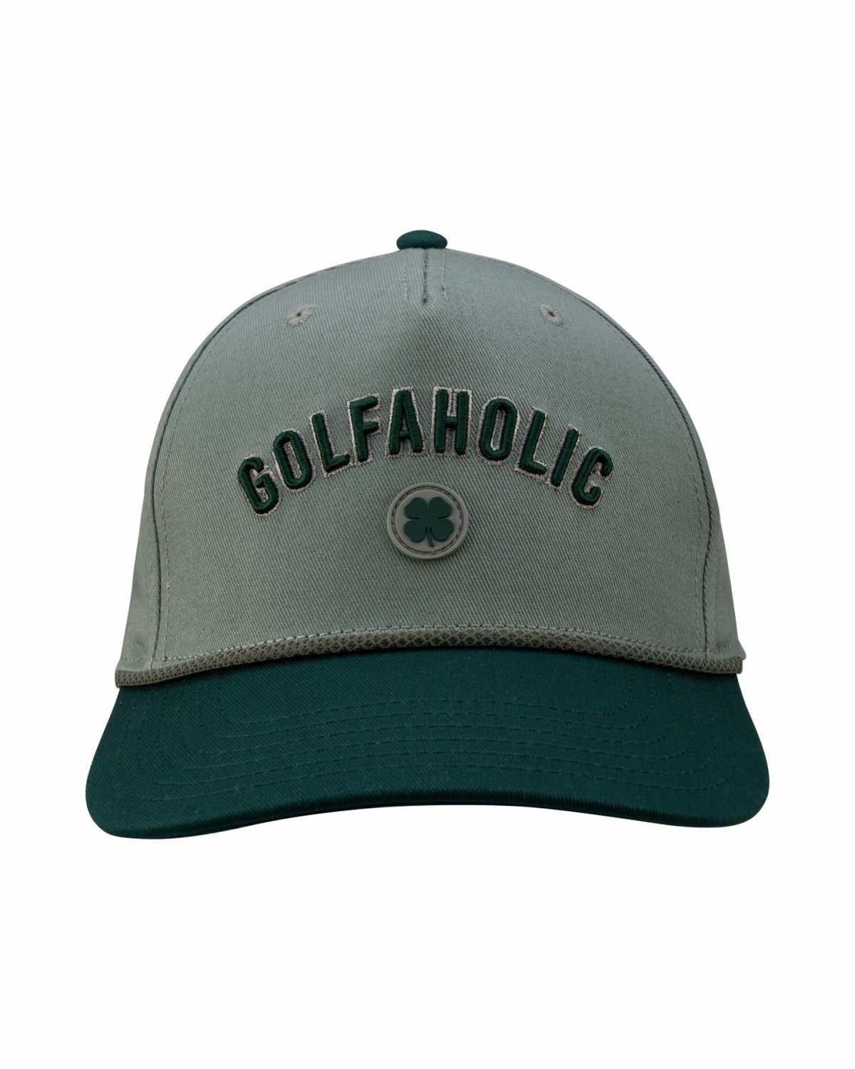 Kids' Vintage Green Golf Snapback Hat with Clover Logo