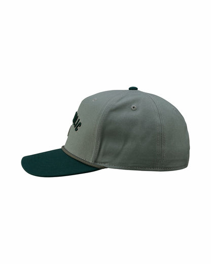 Kids' Vintage Green Golf Snapback Hat with Clover Logo
