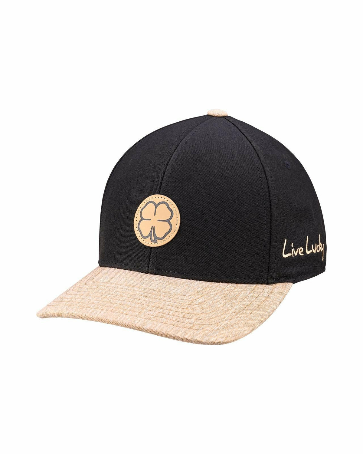 Black and Tan Stylish Golf Hat for Athletic Lifestyle