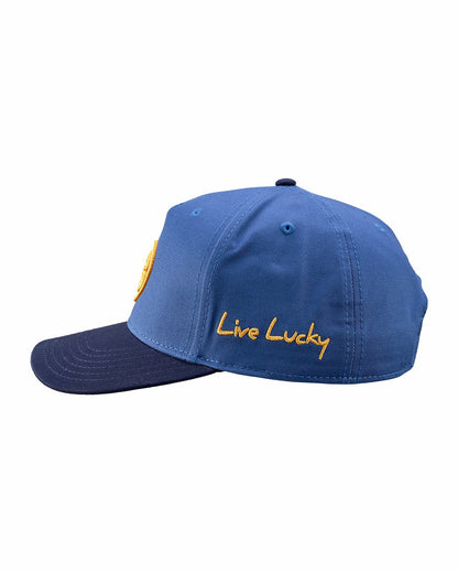 Classic Blue and Yellow Golf Hat for Lifestyle & Comfort