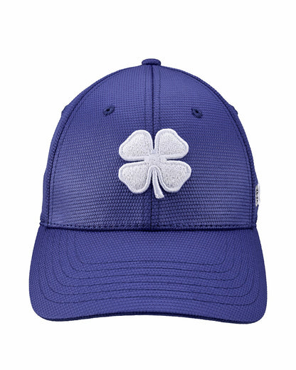 Comfortable Versatile Blue Hat with White Clover