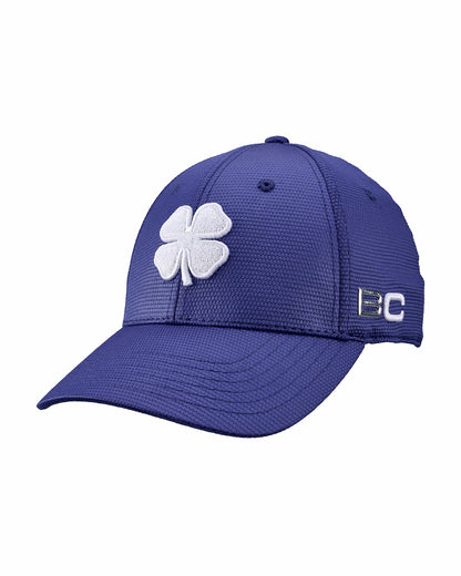 Comfortable Versatile Blue Hat with White Clover