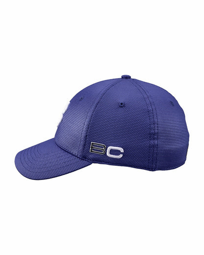 Comfortable Versatile Blue Hat with White Clover