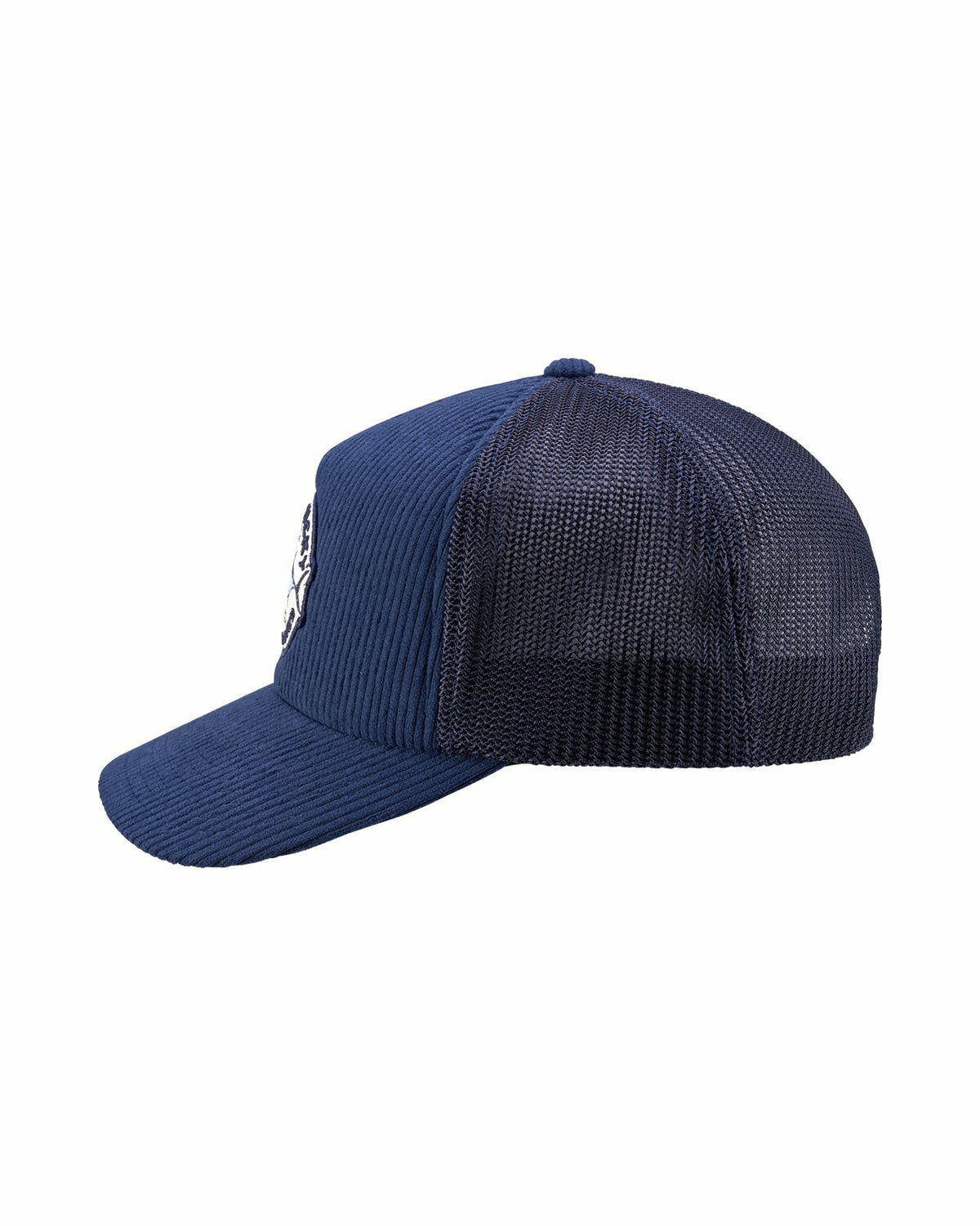 Adjustable Navy Blue Mesh Hat for Golf and Fishing