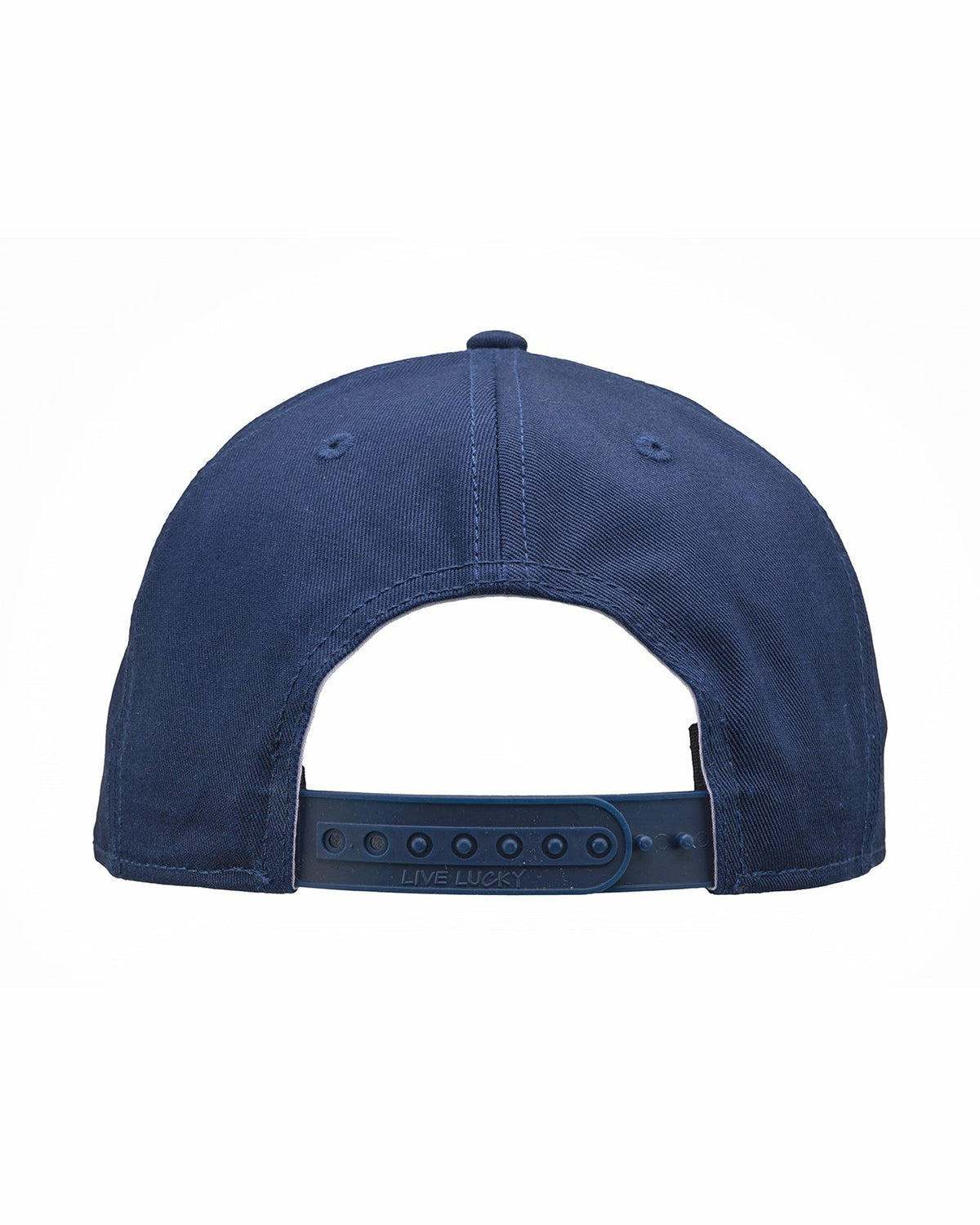 Vintage Blue Golf Snapback Hat with White Clover