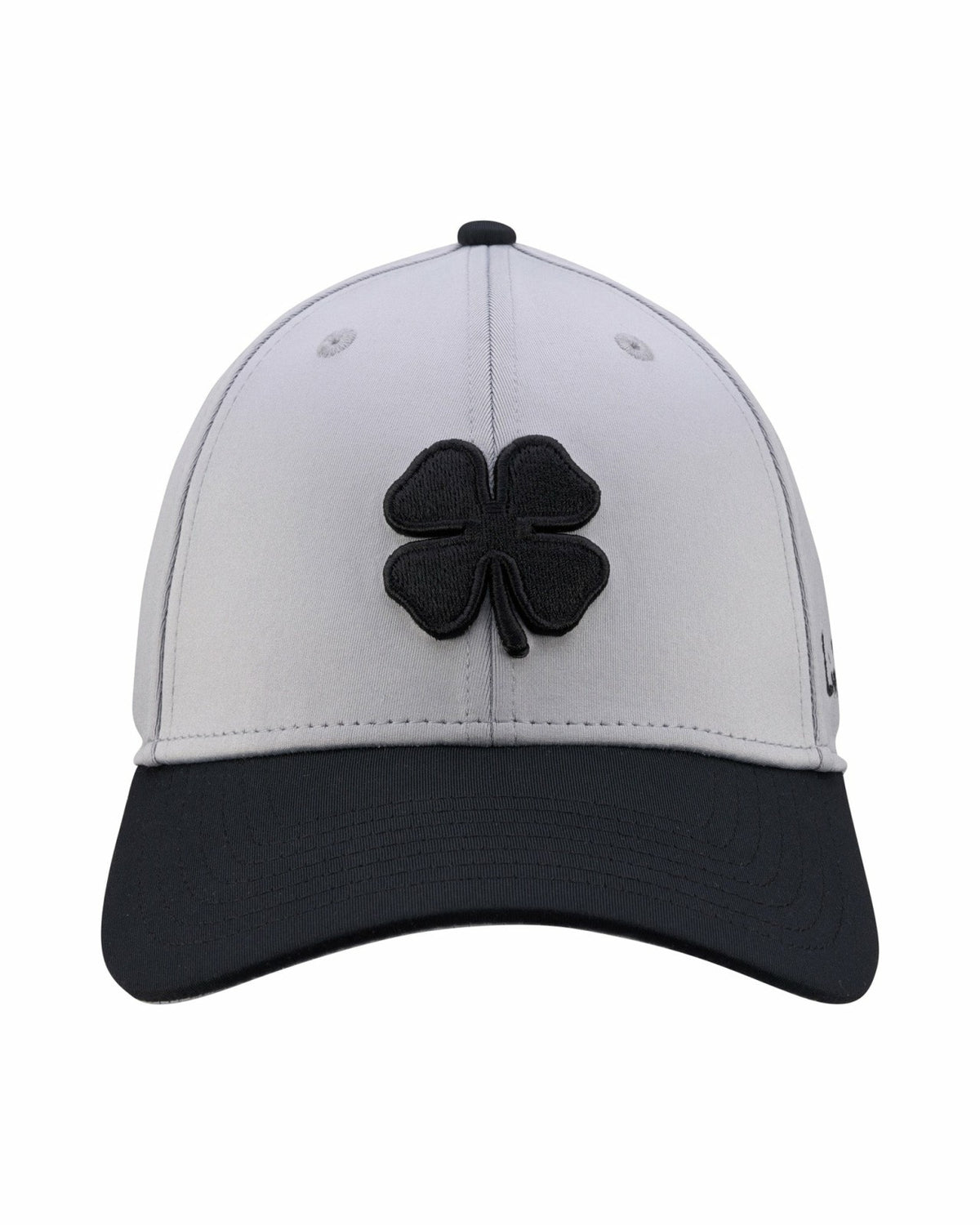 Silver and Black Premium Clover Hat for Golf and Lifestyle