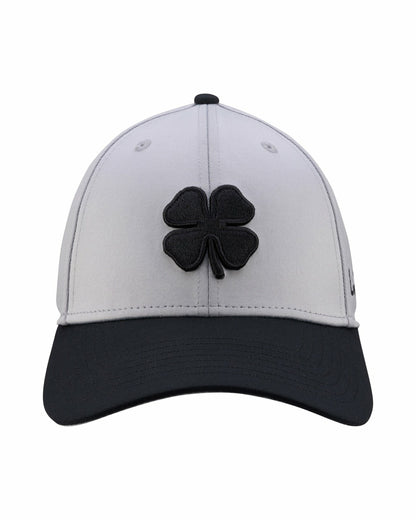 Silver and Black Premium Clover Hat for Golf and Lifestyle
