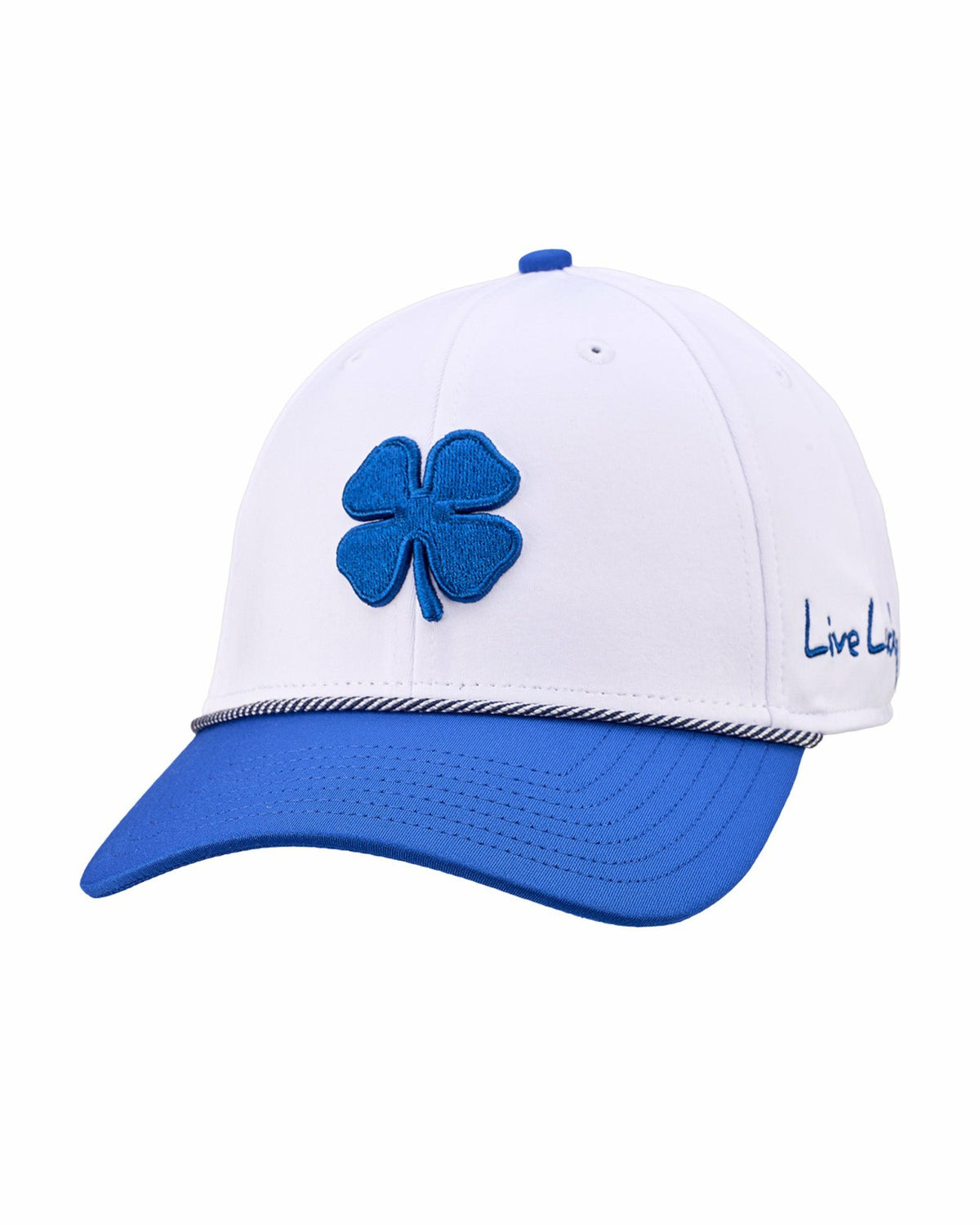Blue and White Premium Clover Hat for Golf and Lifestyle