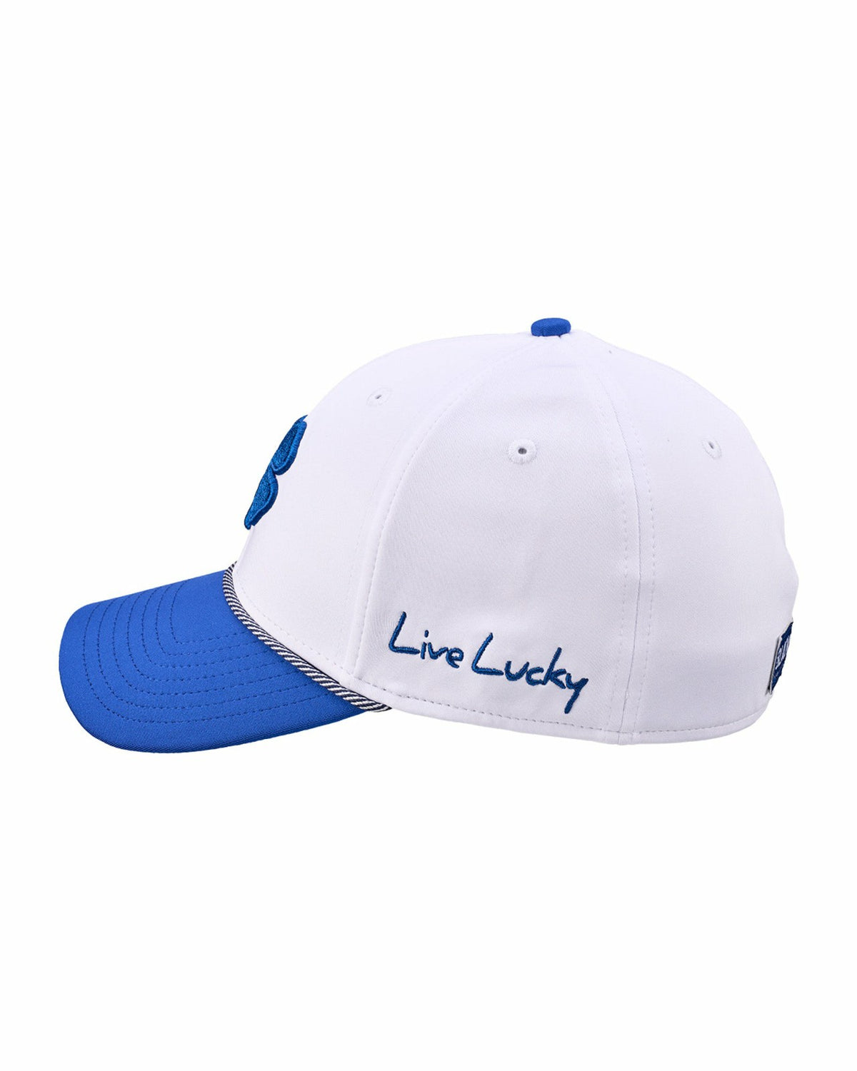 Blue and White Premium Clover Hat for Golf and Lifestyle