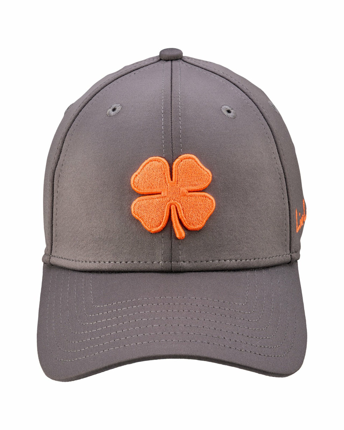 Dark Grey and Orange Premium Clover Hat for Golf and Lifestyle