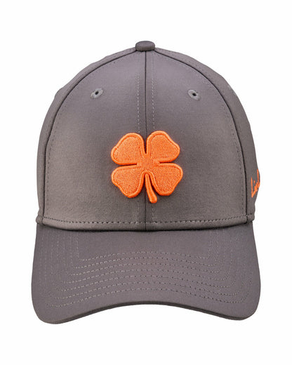 Dark Grey and Orange Premium Clover Hat for Golf and Lifestyle