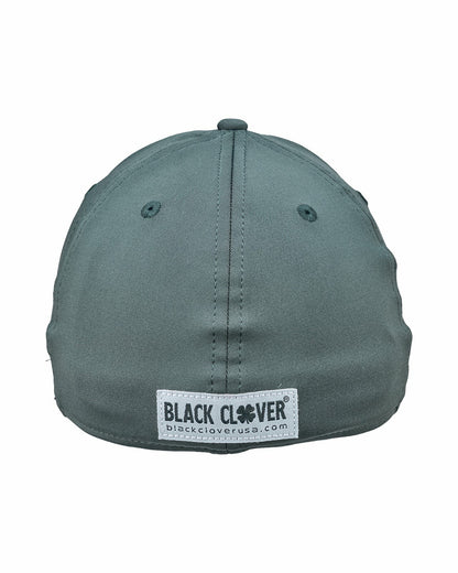 Charcoal and White Premium Clover Hat for Golf and Lifestyle
