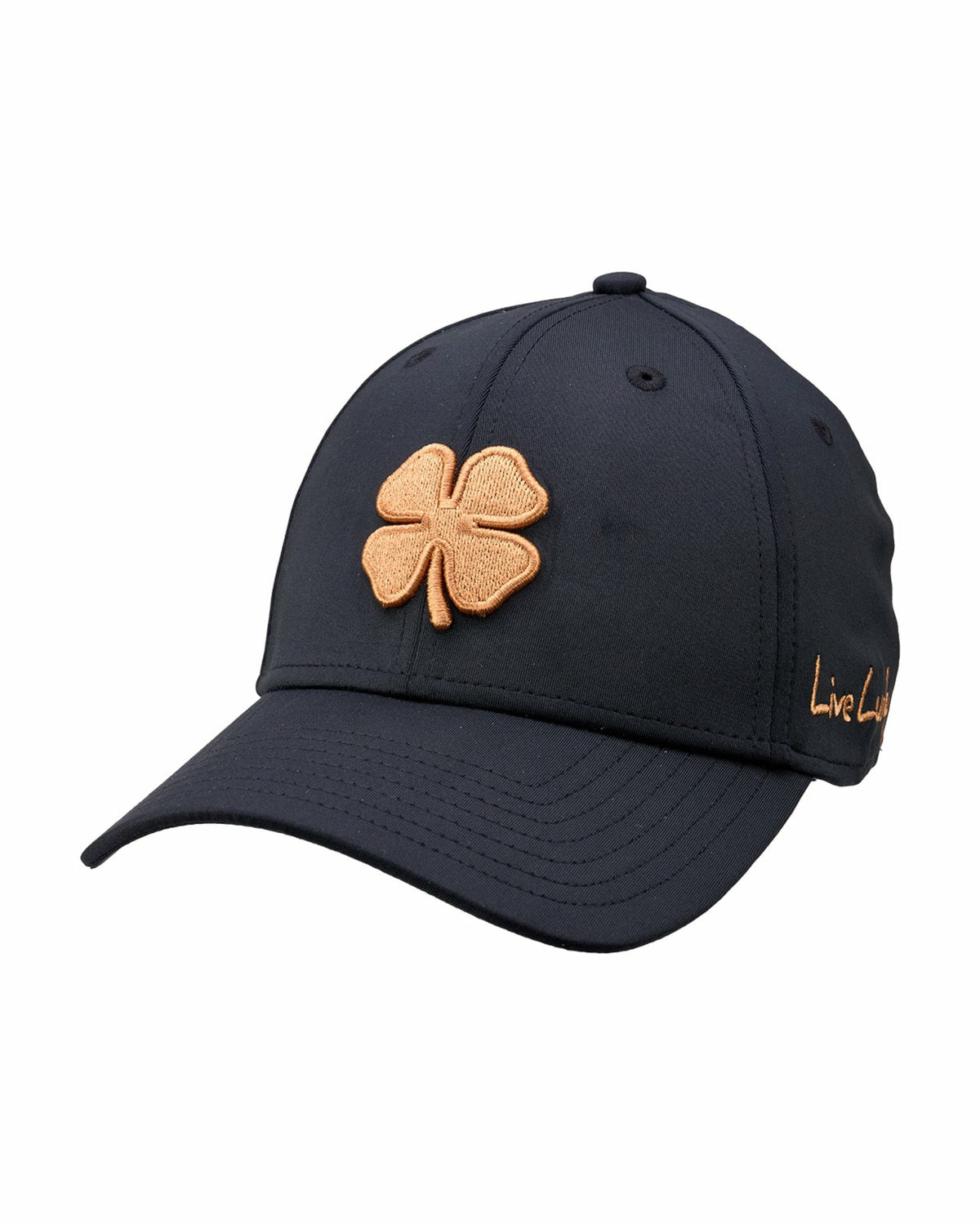 Orange and Black Premium Clover Hat for Golf and Lifestyle