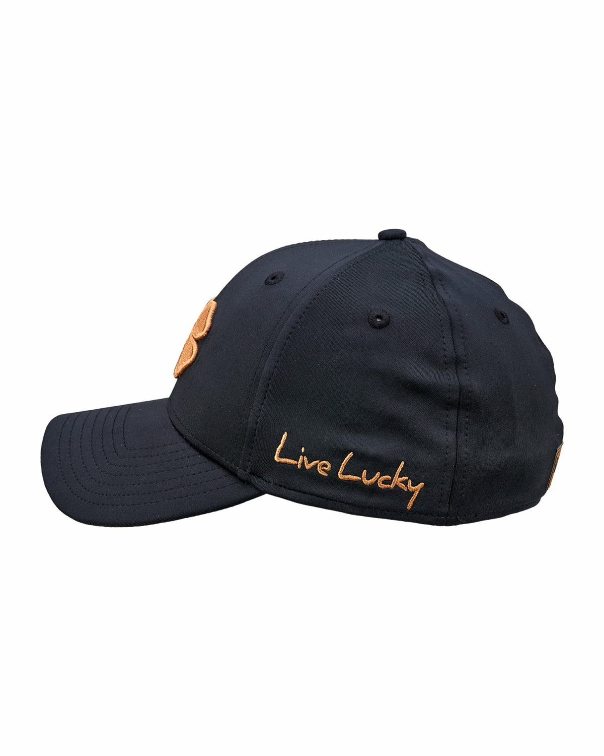 Orange and Black Premium Clover Hat for Golf and Lifestyle