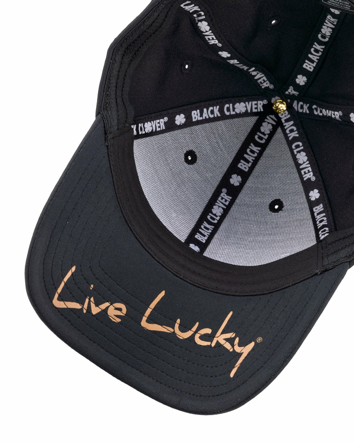 Orange and Black Premium Clover Hat for Golf and Lifestyle
