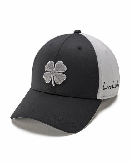 Grey and Black Premium Clover Hat for Golf and Lifestyle