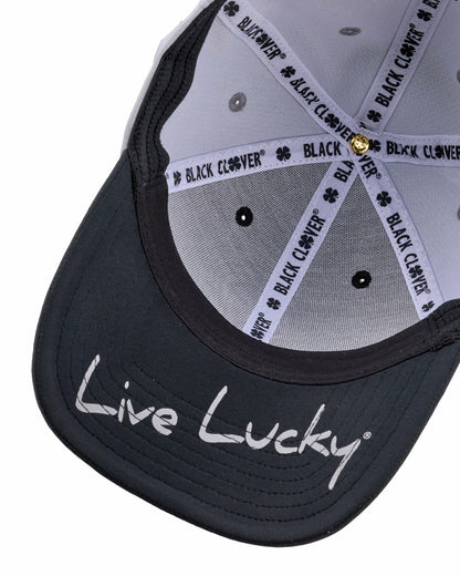Grey and Black Premium Clover Hat for Golf and Lifestyle
