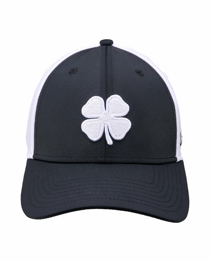 White and Black Premium Clover Hat For Golf and Lifestyle