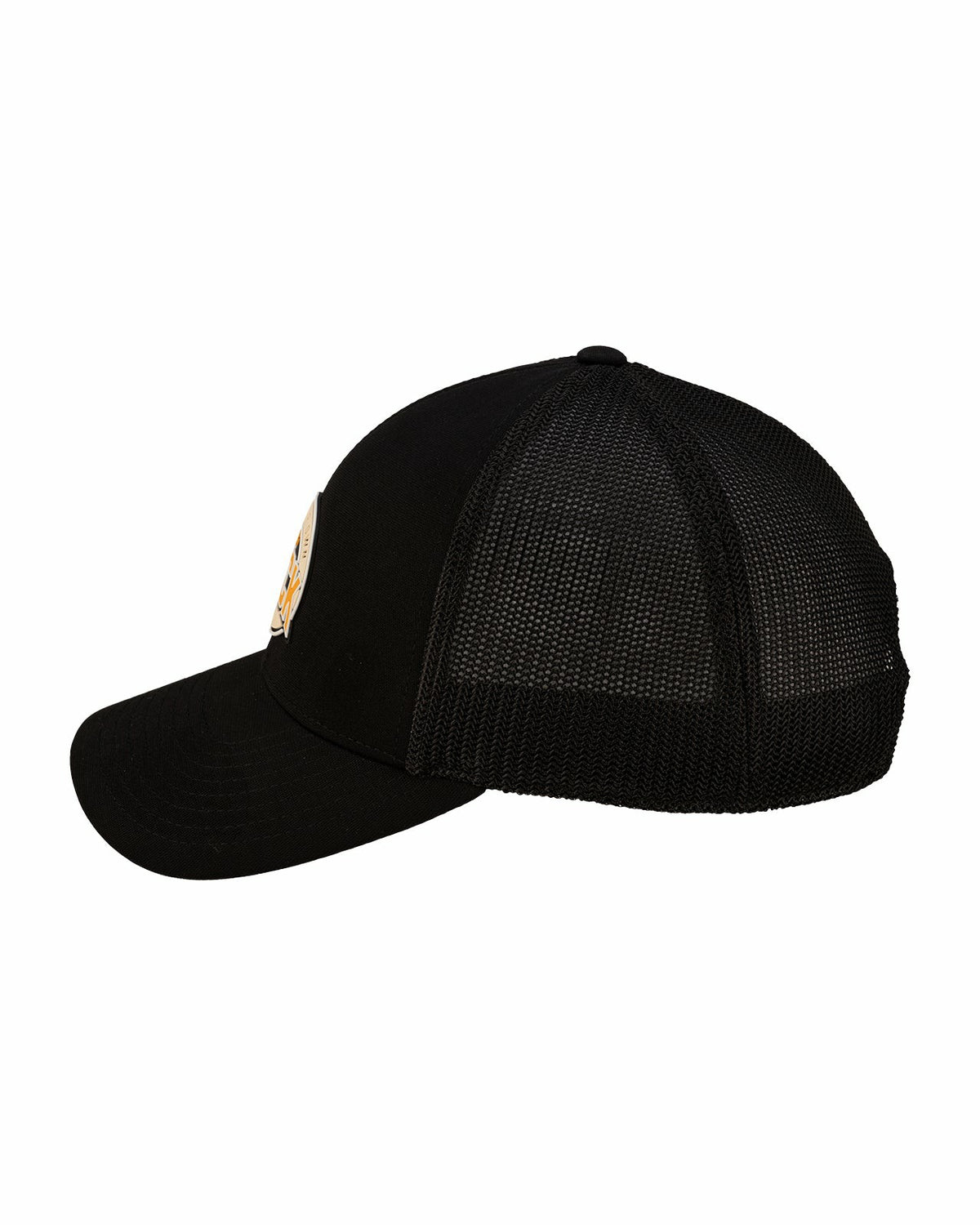 Trendy Unisex Black Snapback with Luck Patch for Golf and Lifestyle