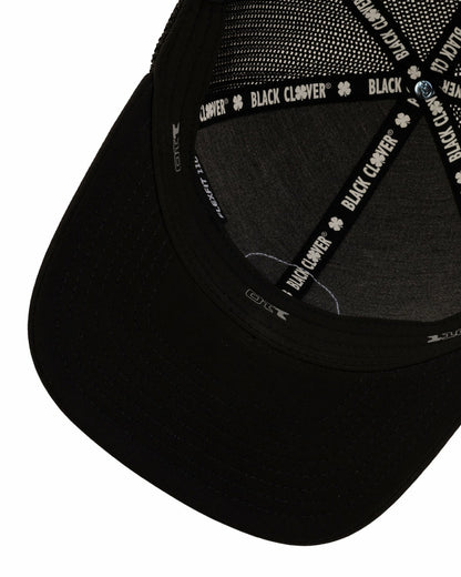 Trendy Unisex Black Snapback with Luck Patch for Golf and Lifestyle