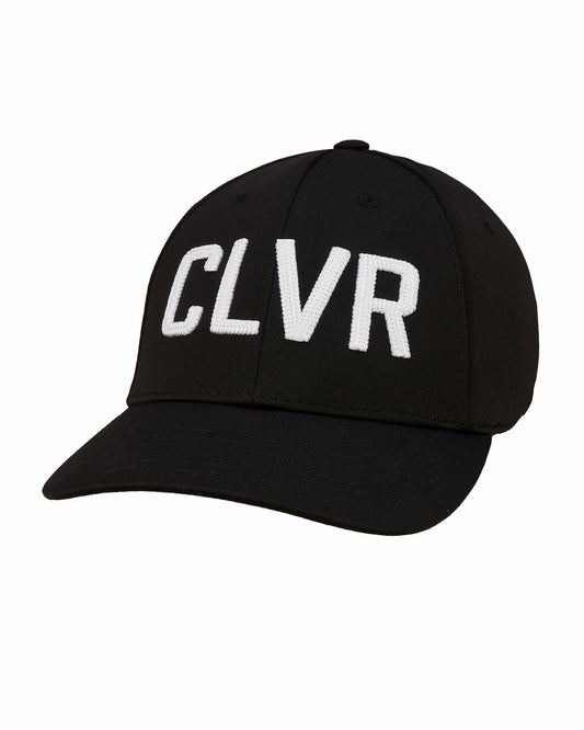 Kids' Adjustable Black Hat with White Text
