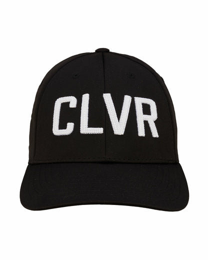 Kids' Adjustable Black Hat with White Text